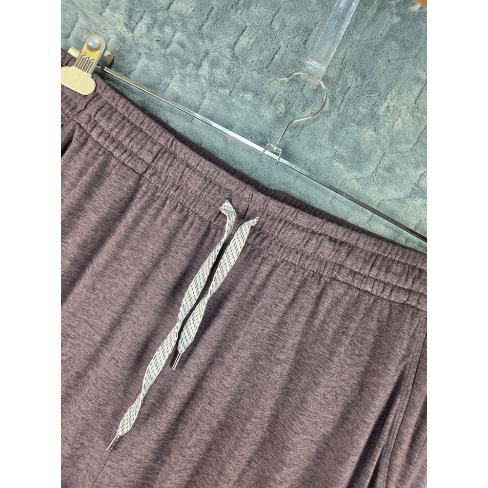 Member's Mark Soft Slim Pant XXL Dark Plum Heather Joggers Pockets F12729AG302R